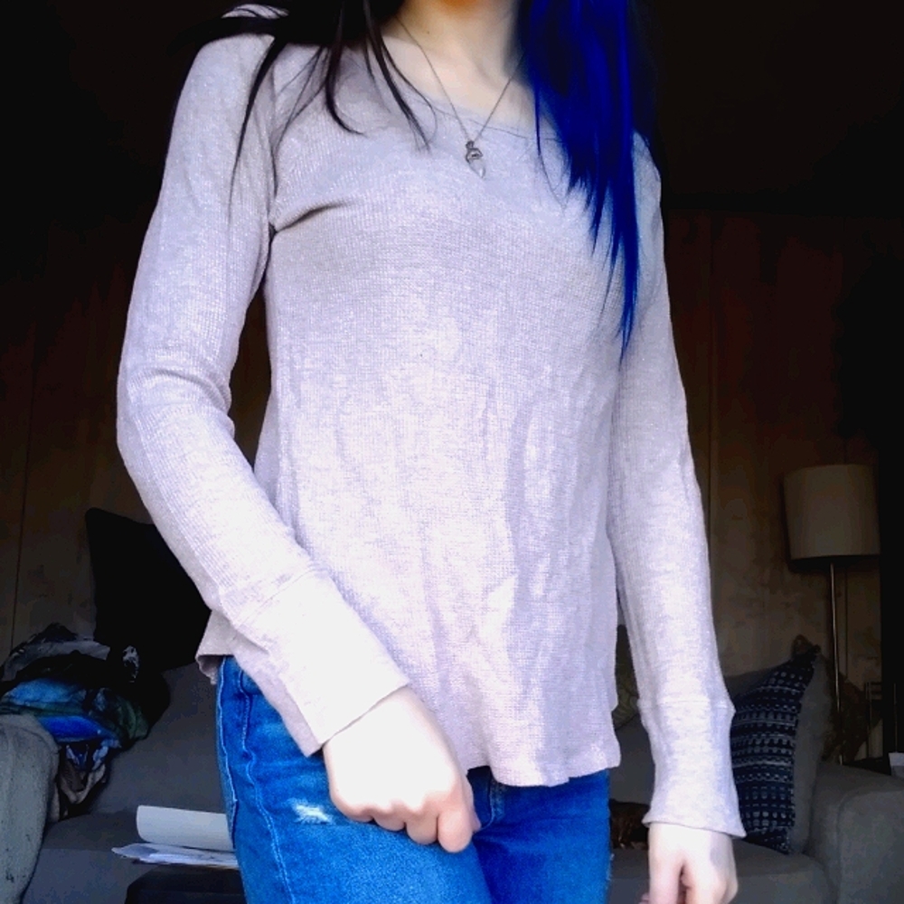 AEO Sparkly Long Sleeve
